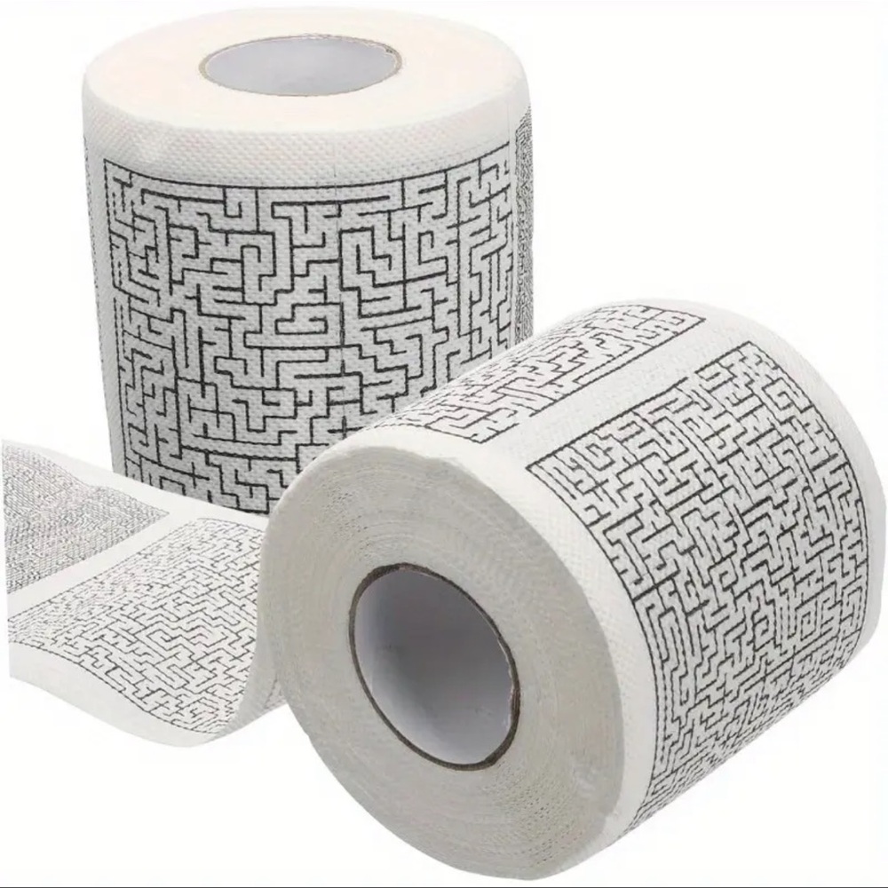 Maze Toilet Paper, Game Printed Toilet Paper Rolls-High-Quality Wo…